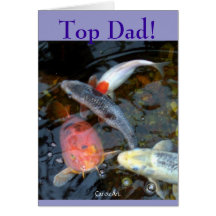 "Top Dad" Father's Day Card