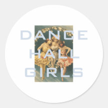 TOP Dance Hall Girls Sticker