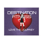 TOP Destination Fitness Gallery Wrapped Canvas