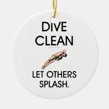TOP Dive Clean Christmas Tree Ornament