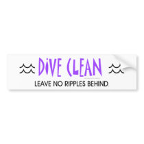 TOP Diving No Ripples Bumper Sticker