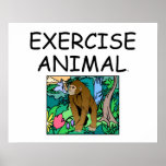 TOP Exercise Animal Print