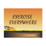 TOP Exercise Everywhere postcards