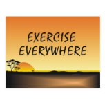 TOP Exercise Everywhere Postcard