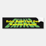 TOP Exhale Bumper Sticker