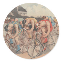 TOP Finish Line Round Sticker