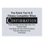 TOP Fitness Competitor business cards