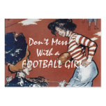 TOP Football Girl business cards