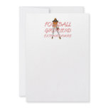 TOP Football Girlfriend invitations