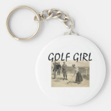 TOP Golf Girl Key Chain