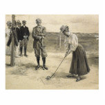 TOP Golf Girl photo sculptures