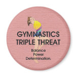 TOP Gymnastics Triple Threat (W) magnets