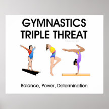 TOP Gymnastics Triple Threat (W) Posters