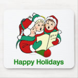TOP Happy Holidays mousepads