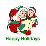 TOP Happy Holidays photo sculptures