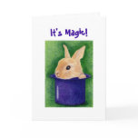 Top Hat Bunny Card