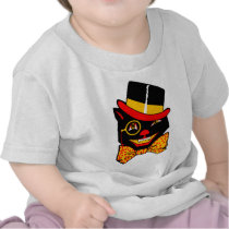 Top Hat Cat T-shirts