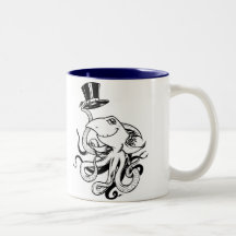 Top Hat, I CHOMP therefore I AM Mugs