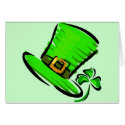 Top Hat Shamrock T-shirts and Gifts cards