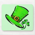 Top Hat Shamrock T-shirts and Gifts mousepads