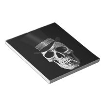 Top hat skull notepads