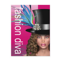 Top Hat & Tails - "Sierra" Postcard