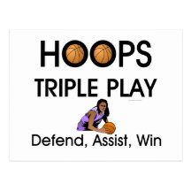 TOP Hoops Triple Play Post Cards