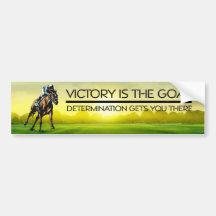 TOP Horse Race Victory Slogan Bumper Stickers