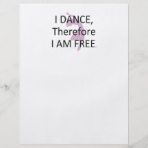 TOP I Dance Therefore I Am Flyer Design