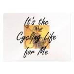 TOP It's the Cycling Life for Me Business Card Template