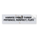 TOP Karate Slogan bumper stickers