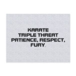 TOP Karate Slogan postcards