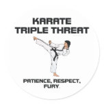 TOP Karate Slogan stickers
