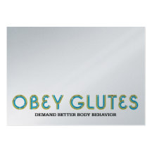 TOP Obey Glutes Business Cards