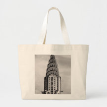 Top of the Chrysler Building NYC - B&W Bags