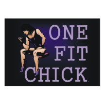 TOP One Fit Chick Business Card Templates