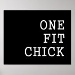 TOP One Fit Chick posters