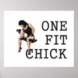 TOP One Fit Chick Posters