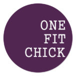 TOP One Fit Chick stickers