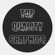 Top Quality Graphics 3 Inch Round Sticker