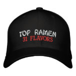 TOP RAMEN, 31 FLAVORS embroidered hats