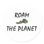 TOP Roam the Planet Sticker