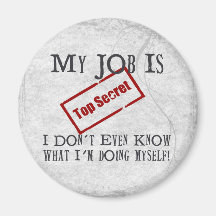 Top Secret! Fridge Magnets