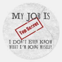Top Secret! Sticker