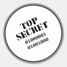 Top Secret stickers © Angel Honey, 2009