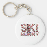 TOP Ski Bunny Keychains