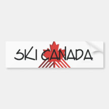 TOP Ski Canada Bumper Sticker