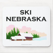 TOP Ski Nebraska Mousepad