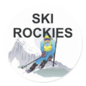 TOP Ski Rockies stickers