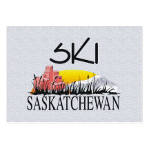 TOP Ski Sasketchewan Business Card Template